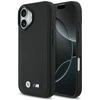 Dėklas BMW M Quilted Logo MagSafe Apple iPhone 17 juodos spalvos