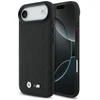 Dėklas BMW M Quilted Logo MagSafe Apple iPhone 17 Air juodos spalvos