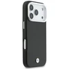 Dėklas BMW M Sign Metal Logo MagSafe Case for iPhone 17 Pro - Juodas