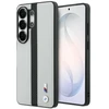 Dėklas BMW Perforated Stripe Logo MagSafe Samsung Galaxy S26 Ultra pilkos spalvos