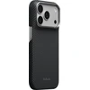 Dėklas Burga Pitaka Edge Case, Juodas/Pilkas Twill – iPhone 18/17 Pro