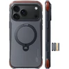 Dėklas Burga Torras Ostand Q3 Air Pro, obsidian core juodas – iPhone 18 Pro