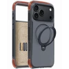Dėklas Burga Torras Ostand Q3 Air Pro, obsidian core juodas – iPhone 18 Pro