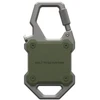 Dėklas Carruzzo Urban Armor Gear UAG Monarch AirTag karabinas, alyvuogių pilkos spalvos