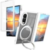 Dėklas Case Beline MagRing 360 for Samsung Galaxy Z Fold8 baltas