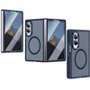 Dėklas Beline Soft Touch, skirtas Samsung Galaxy Z Fold8, tamsiai mėlynas