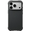 Dėklas PITAKA Cairn Case, skirtas iPhone 18 Pro / 17 Pro, juodas pilkas