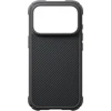 Dėklas PITAKA Cairn Case, skirtas iPhone 18 Pro / 17 Pro, juodas pilkas
