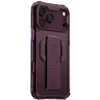 Dėklas Skinarma Helio CE Grip Stand, skirtas iPhone 18 Pro Max / 17 Pro Max, bordo spalvos