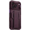 Dėklas Skinarma Helio CE Grip Stand, skirtas iPhone 18 Pro / 17 Pro, bordo spalvos
