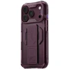 Dėklas Skinarma Helio CE Grip Stand, skirtas iPhone 18 Pro / 17 Pro, bordo spalvos