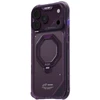 Dėklas Case Skinarma Saturn MagSafe + Rotating Kick Stand do iPhone 18 Pro Max / 17 Pro Max Burgundy