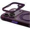 Dėklas Case Skinarma Saturn MagSafe + Rotating Kick Stand do iPhone 18 Pro Max / 17 Pro Max Burgundy