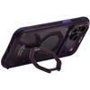 Dėklas Case Skinarma Saturn MagSafe + Rotating Kick Stand do iPhone 18 Pro Max / 17 Pro Max Burgundy