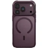 Dėklas UNIQ Veren, skirtas iPhone 18 Pro / 17 Pro, su Magclick įkrovimo funkcija, bordo spalvos