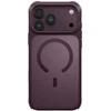 Dėklas UNIQ Veren, skirtas iPhone 18 Pro Max / 17 Pro Max, su Magclick įkrovimo funkcija, bordo spalvos