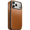 Dėklas Cases and Covers - Flip Nomad Modern Leather Folio, saddle (Horween) – iPhone 18 Pro Max/17 Pro Max