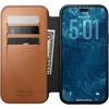 Dėklai ir viršeliai – „Flip Nomad Modern“ odinis „Folio“ dėklas, balno spalvos („Horween“) – iPhone 18 Pro Max/17 Pro Max
