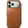 Dėklas Cases and Covers - Flip Nomad Modern Leather Folio, saddle (Horween) – iPhone 18 Pro Max/17 Pro Max