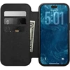 Dėklas Dėklai ir apvalkalai – „Flip Nomad Modern“ natūralios odos aplankas, angliška ruda – iPhone 18 Pro/17 Pro