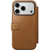 Dėklas Cases and Covers - Flip Nomad Modern Leather Folio, english tan – iPhone 18 Pro/17 Pro