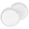 Dėklas FIXED Silky Sticker skirtas Apple AirTag, double pack, baltos spalvos