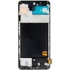 Dėklas For_Samsung LCD ekranas + Touch Unit + priekinis dangtelis Samsung A515 Galaxy A51 Juodas