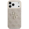 Dėklas Guess 4G Big 4G Classic Logo Big su dirželiu ir metalinėmis sagomis, skirtas iPhone 18 Pro / 17 Pro, rožinis