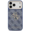 Dėklas Guess 4G Big 4G Classic Logo Big Strap Metal Mygtukai, skirtas iPhone 18 Pro Max / 17 Pro Max, mėlynas