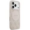 Originalaus dizaino GUESS 4G Circle Classic Logo MagSafe sijonas Apple iPhone 17 Pro rožinis