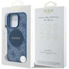 Guess 4G Circle Classic Logo MagSafe dėklas iPhone 16 Pro Max - mėlynas