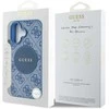 Guess 4G Circle Classic Logo MagSafe dėklas iPhone 16 - mėlynas