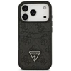 Dėklas Guess 4G Double Card Triangle, skirtas iPhone 18 Pro / 17 Pro, juodas