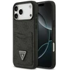 Dėklas Guess 4G Double Card Triangle, skirtas iPhone 18 Pro Max / 17 Pro Max, juodas