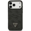 Dėklas Guess 4G Double Card Triangle, skirtas iPhone 18 Pro Max / 17 Pro Max, juodas