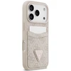 Dėklas Guess 4G Double Card Triangle, skirtas iPhone 18 Pro Max / 17 Pro Max, rožinis