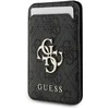 Dėklas Guess 4G Metal Logo MagSafe Cardslot Stand juodos spalvos