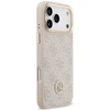 Dėklas Guess 4G Strass Logo MagSafe, skirtas iPhone 18 Pro Max / 17 Pro Max, rožinis
