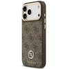 Dėklas Guess 4G Strass Logo MagSafe, skirtas iPhone 18 Pro Max / 17 Pro Max, rudas