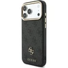 Dėklas Guess 4G su Magsafe pinigine, skirtas iPhone 18 Pro / 17 Pro, juodas