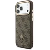 Dėklas Guess 4G su pinigine ir dirželiu MagSafe, skirtas iPhone 18 Pro / 17 Pro, rudas