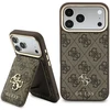 Dėklas Guess 4G su pinigine Magsafe, skirtas iPhone 18 Pro Max / 17 Pro Max, rudas
