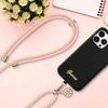 Dėklas Guess GUUCNMG4EP Universal CBDY virvelė telefonui rožinės spalvos