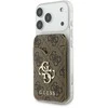 Dėklas „Guess PU 4G Mirror MagSafe“ kortelių stovas, rudas