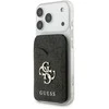 Dėklas „Guess PU 4G Mirror MagSafe“ kortelių lizdo stovas Juodas