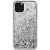 Dėklas HAMA Baltas DIAMONDS SPARKLE CASE IPHONE 11 PRO Sidabrinis