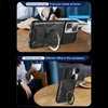 Dėklas Hurtel Samsung Galaxy A17 4G / A17 5G / A18 / A26 Case with Stand and Sliding Lens Cover – juodos spalvos