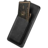 Dėklas Hurtel Samsung Galaxy S26 Case with Detachable Card Holder, MagSafe Compatible, Synthetic Leather – juodos spalvos