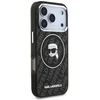 Dėklas Karl Lagerfeld IML Karl Head Logo MagSafe skirtas iPhone 17 Pro Max juodas