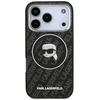 Dėklas Karl Lagerfeld IML Karl Head Logo MagSafe skirtas iPhone 17 Pro juodas